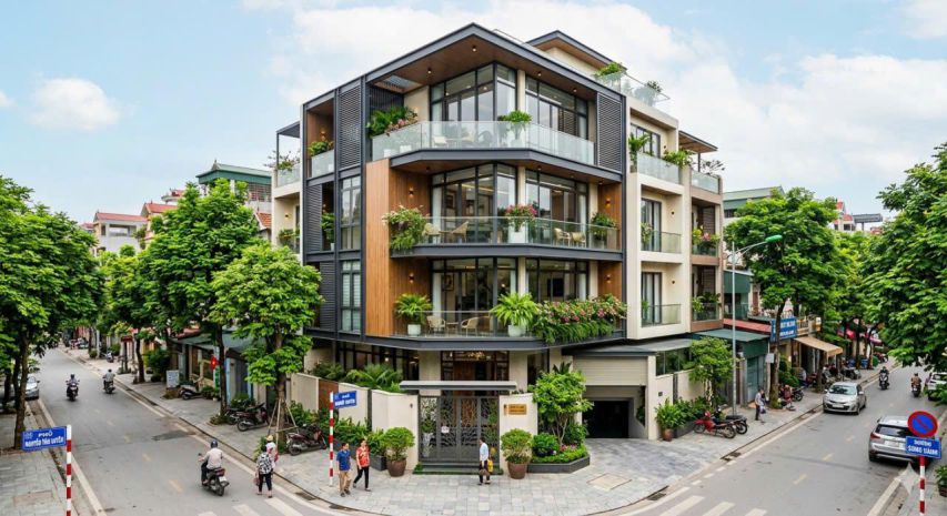 Bán biệt thự làng việt kiều châu lô góc 130m2 mặt tiền 28m 7387128