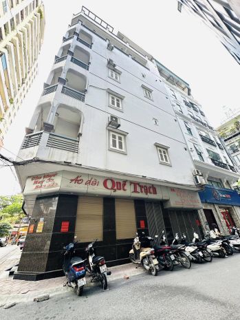 Tòa nhà lô góc siêu đẹp huỳnh thúc kháng, 72m2 7t thang 7388103