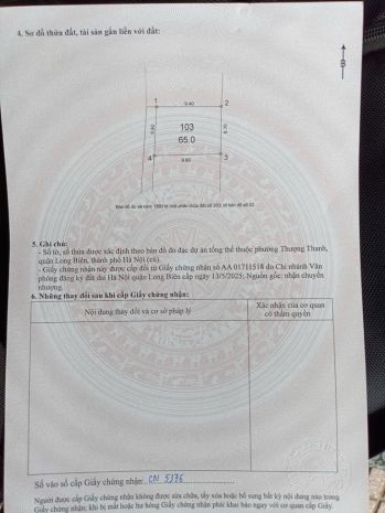 Bán nhà ngõ 96 thượng thanh 65m x 4t lô góc mới đẹp chỉ hơn 7391301