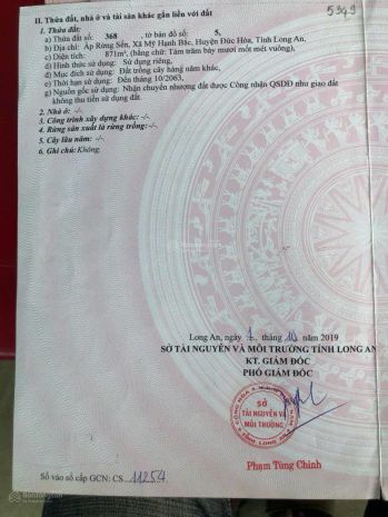 Chính chủ hạ giá, bán gấp đất mặt tiền đường nhựa lục viên 7391528