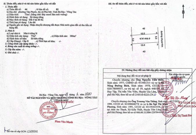 Bán nhà 3 tầng 1 lửng  bà rịa - vũng tàu 7391841