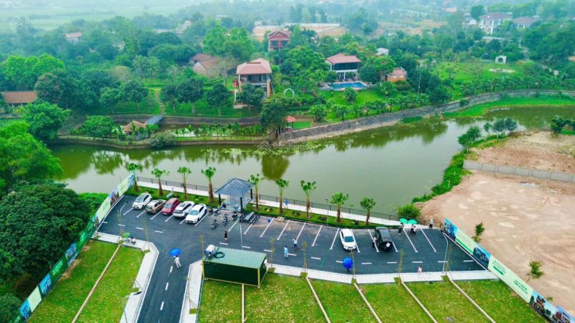 Đất view hồ hòa lạc  100m² full thổ cư  sổ đỏ trao tay 7392928