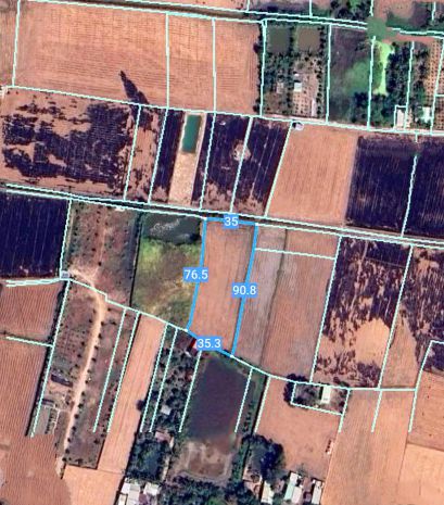 Cân ban 2797m2 đât lua đương bơ kinh 1tr5 1m2 7394235