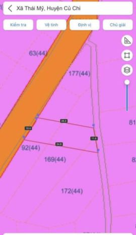 Bán đất 340m2 gần trường nguyễn văn xơ, xã thái mỹ, củ chi 7394295