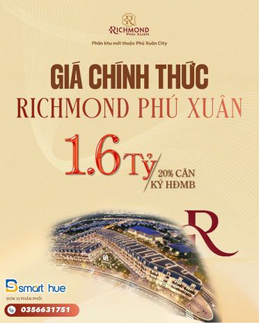 Công bố giá chính thức richmond phú xuân 7394492