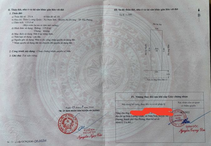 Chính chủ nhượng lại mảnh đất tại chợ lương quán - nở hậu 7394782