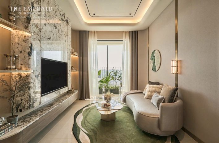 The emerald garden view chỉ 9 triệu xu hướng màu xanh sang 7396702