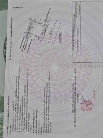 Đất chính chủ mặt tiền đường nhựa ấp phú trí b1, xã phú 7398104