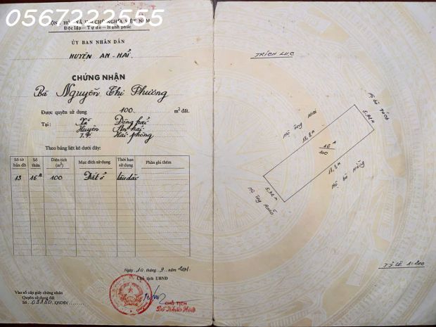 Chính chủ gửi bán đất tặng nhà cấp 4 đang ở hạ đoạn 2 - 7399347