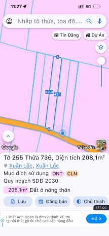 Chính chủ cần bán đát nèn vị trí đẹp - pháp lý rổ ràng - 7403891