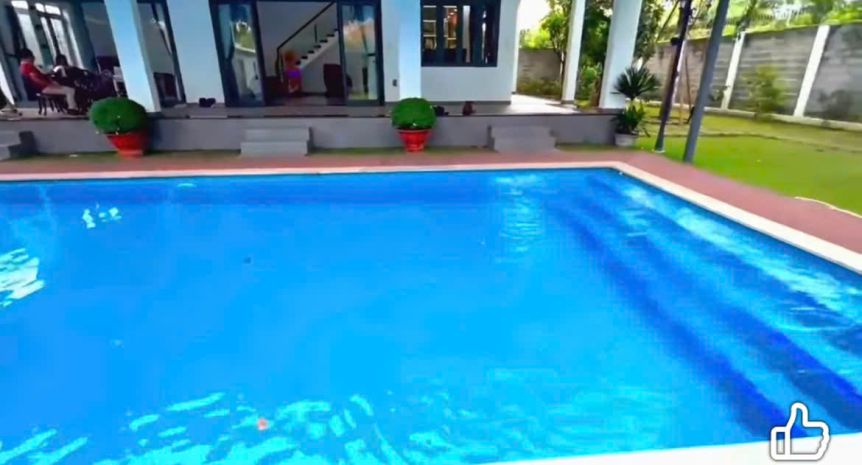 Biệt thự vườn 900m²  hồ bơi + xông hơi  mt đường 8m bùi 7408030