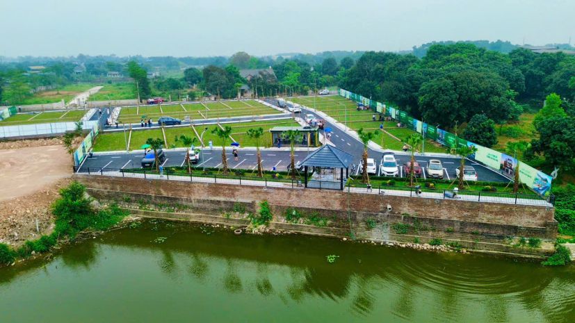 Đây rồi lô đất 2 tỷ , 100m full thổ , tại cnc hòa lạc ,đh 7413088