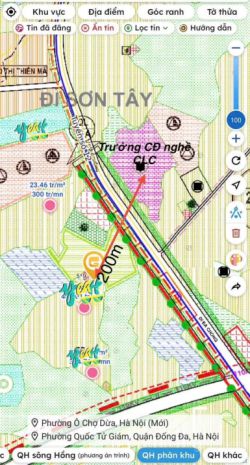 Bán đất chính chủ tại xã cổ đông, sơn tây, hà nội, 30 7413519