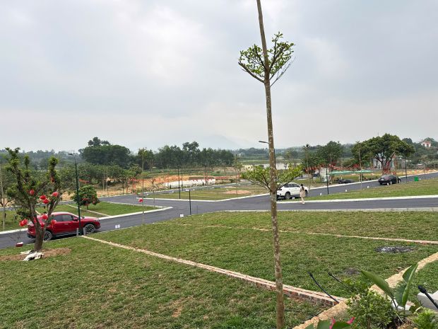 Đất ba vì 110m2 mặt tiền 7m view núi tản và sát suối hai 7414892