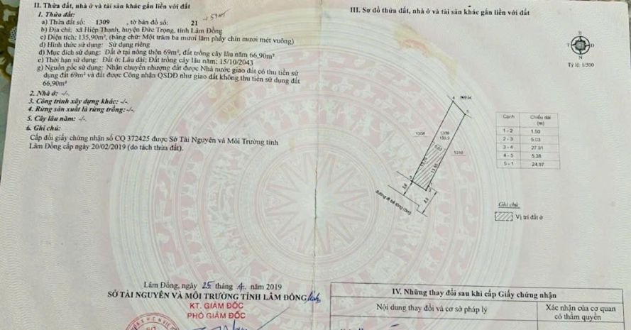 Chính chủ bán 2 lô đất đẹp đoạn giữa ngã ba phi nôm và cầu 7415215