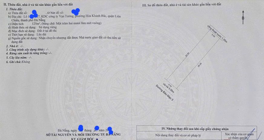 Hàng hiếm - bán 1 cặp đất đường bàu mạc 5 - thông 7417540