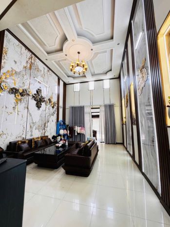 Bán nhà đẹp 100m² 3 tầng dĩ an,shr đường nhựa 2 ô tô,gần 7422743