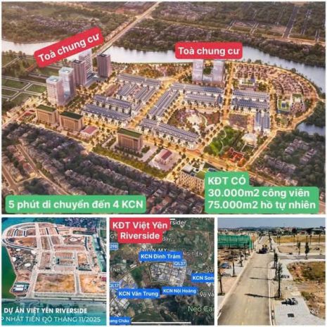 Cơ hội sở hữu đất đẹp tại việt yên riverside - đầu tư an 7425534