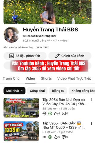 Chính chủ bán gấp nhà mặt tiền quốc lộ 60 ở tiểu cần trà 7428745