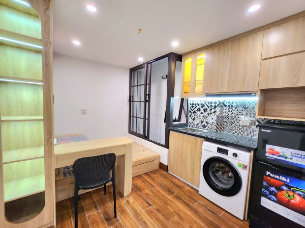 Cho thuê ccmn đẹp mới 100 tại 325 kim ngưu, hai bà trưng 7430333