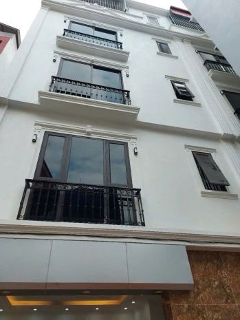 Nhà mới kính coong - lô góc - phân lô- ô tô đỗ cửa - thang 7434035