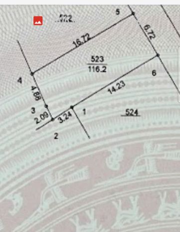 116m đất duy nhất ,mt hơn 6m nở hậu ngay cạnh cnc hòa lạc ,đ 7434227