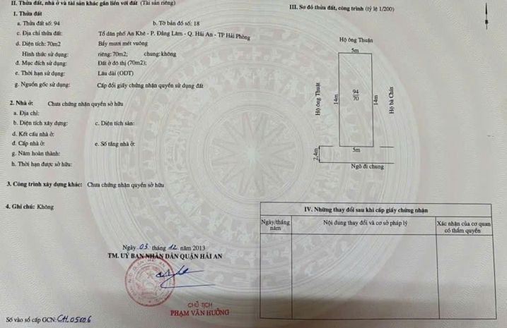 Bán đất ngõ 162 trung lực - đằng lâm - 70m - ô tô vào tận 7443519