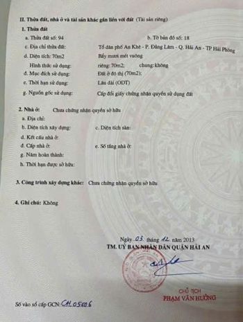 Bán đất ngõ 162 trung lực - đằng lâm - 70m - ô tô vào tận 7443520