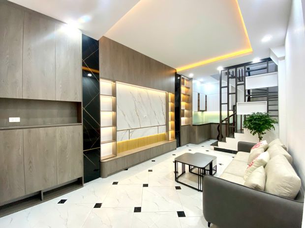 Duy nhất 1 căn hoàng mai - giáp nhị 36m 5 tầng 4 ngủ full 7444045