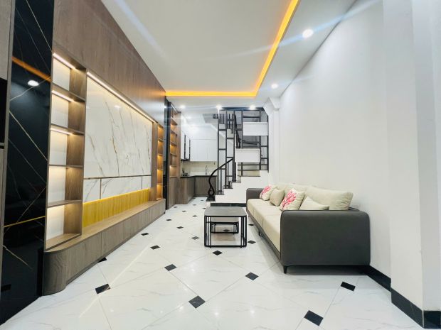 Duy nhất 1 căn hoàng mai - giáp nhị 36m 5 tầng 4 ngủ full 7444046