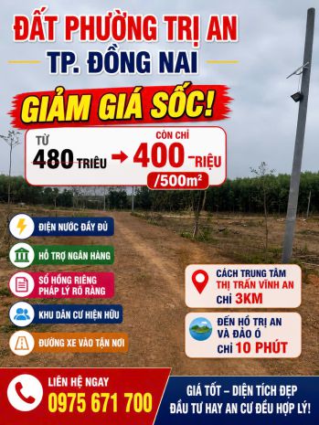 *** đất phường trị an giảm giá sốc *** 7448039