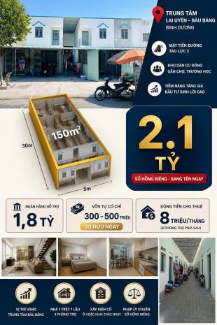 Nhà mặt phố tạo lực 2 - lai uyên 150m22.1 tỷ - sổ đỏ trao 7448433