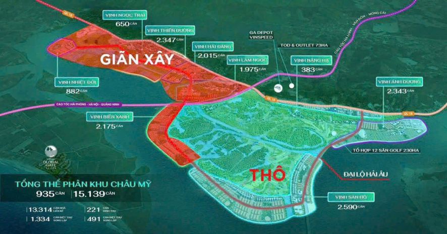 Bán biệt thự liền kề 162m2, 12pn, vinhomes global gate hạ 7449848
