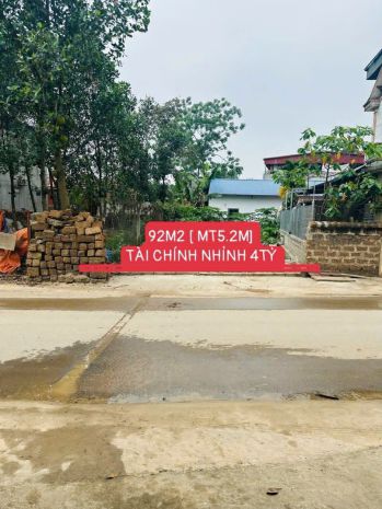 Nhỉnh 4tỷ có ngay 92m2 bám đường nhựa liên xã kinh doanh xã 7452337