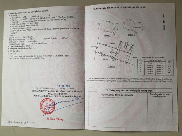 Bán nhà khu dân trí cao an ninh tốt đường số6linh xuân tphcm 7455429