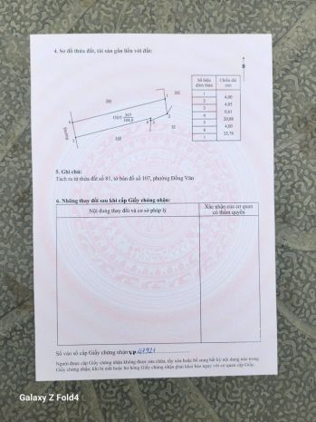 Bán đất tại tdp sa lao thị trấn đồng văn, 2,65 tỷ, 104m2 7459578