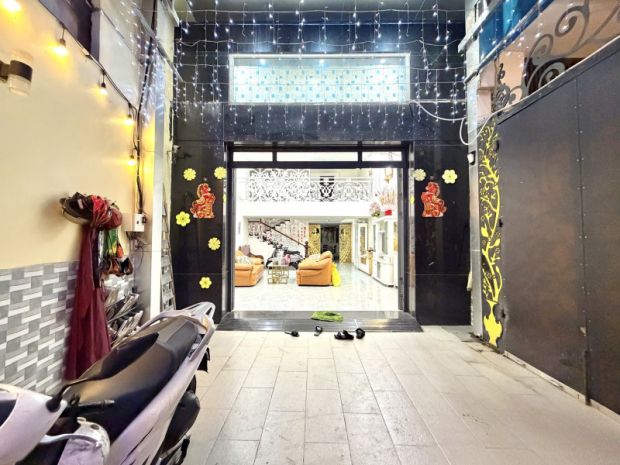 Bán nhà gò vấp oto vào nhà 125m2 5 tầng ngang 5,2m nở hậu 7460091