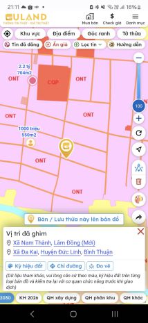Chính chủ kẹt tiền bán bấp chấp lô góc thôn 4  xã đa kai, 7462432