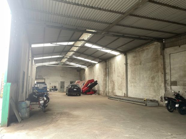 Cho thuê nhà xưởng mặt tiền đường dt743c  kp chiêu liêu 7465042