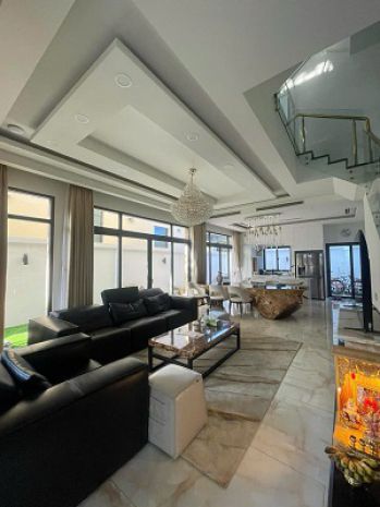 Cho thuê biệt thự 4tầng, 4pn, 608m2 full nội thất kdc 7468768