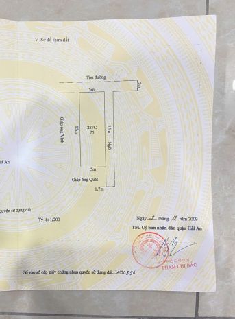 Bán đất nam hải  tuyến 2 bùi viện  3 mặt thoáng  giá 7468807