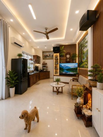 Giá 3 tỷ hơn- nhà 3 tầng lô góc 5x10-  huỳnh tấn phát hxh 7469113