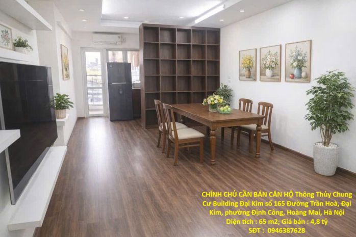 Chính chủ cần bán căn hộ thông thủy chung cư đại kim 7470403