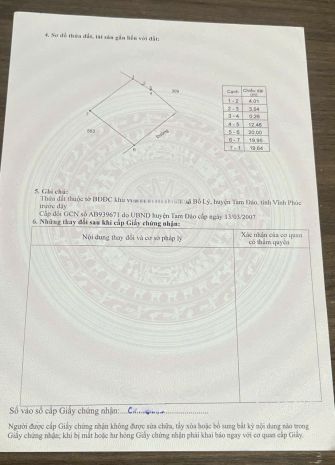 Bán đất tại nghĩa lý, bồ lý, tam đảo 25 triệu  m2, 400 m2 7471753