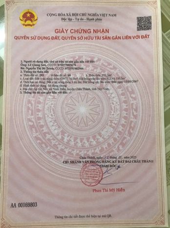 Đất giá rẻ hiếm có tại châu thành  tây ninh 7473730