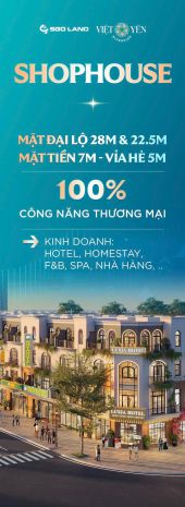 Việt yên riverside  3 đặc quyền sở hữu liền kề khan hiếm 7476898