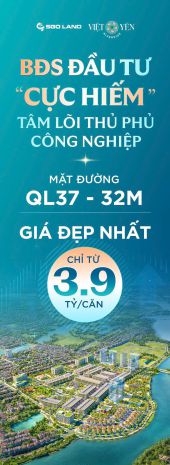 Việt yên riverside  3 đặc quyền sở hữu liền kề khan hiếm 7476899