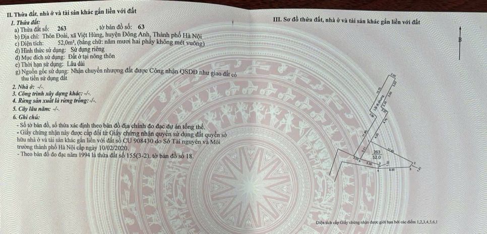 Chỉ 2,3 tỷ có ngay 1 lô tại thôn đoài, việt hùng, đông 7478455