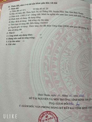 Cần bán đất mặt tiền  đường nhựa chính chủ  vị trí tiềm 7478982
