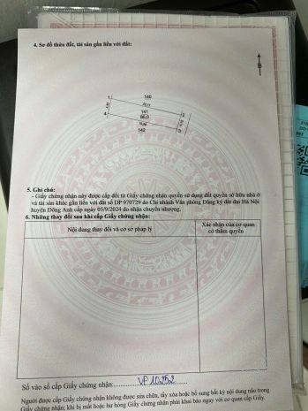 Bán đất thọ đa kim nỗ, đông anh giá 6xm2 ngõ thông ô tô 7479136